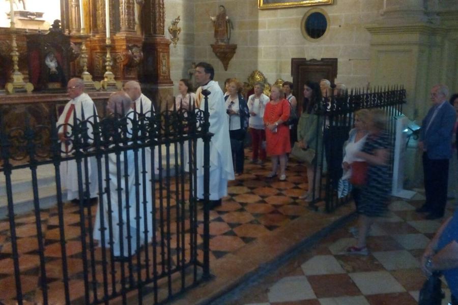 Oración ante la tumba del Cardenal Ángel Herrera Oria en el 70 aniversario de su llegada a Málaga como obispo