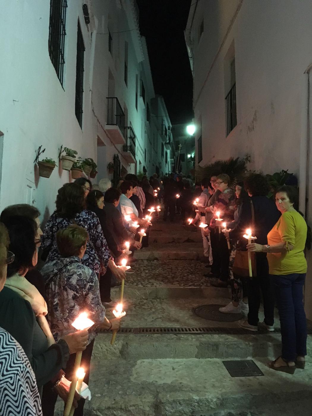  Rosario de la aurora por las calles de Frigiliana