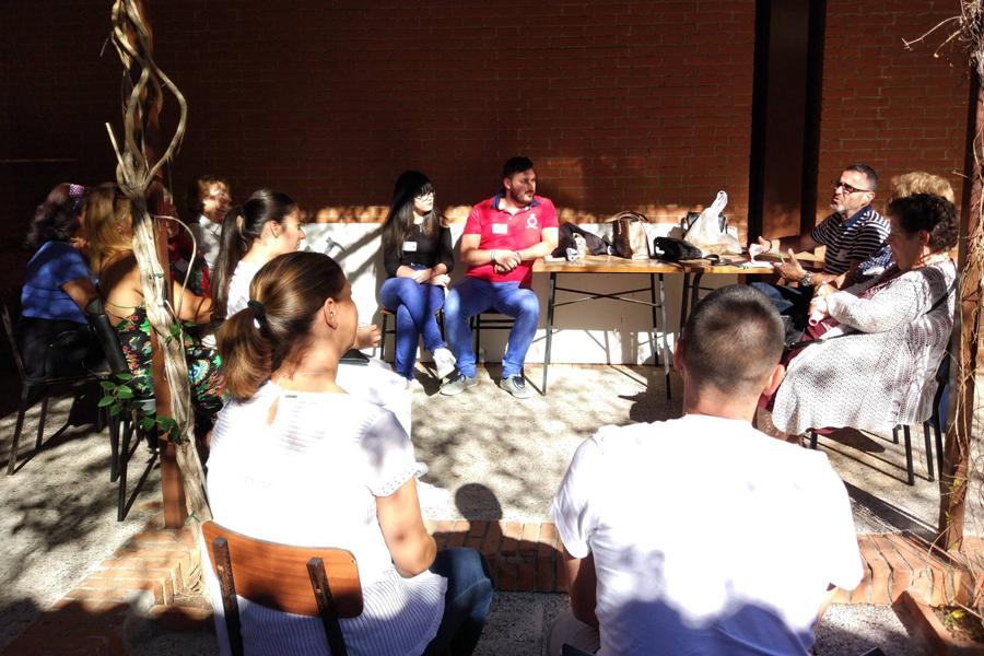 Asamblea parroquial en Nuestra Señora de los Ángeles, en Málaga // M. MÁRQUEZ