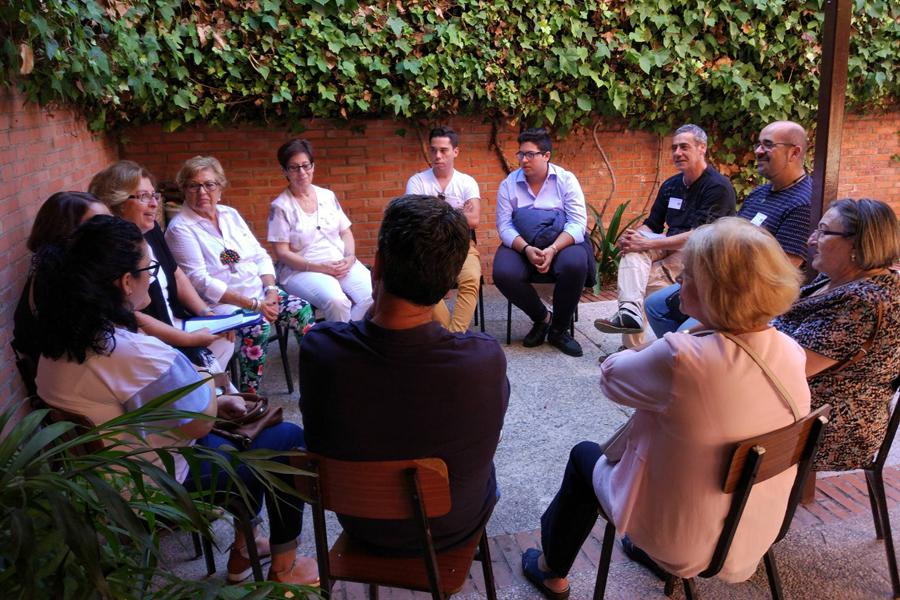 Asamblea parroquial en Nuestra Señora de los Ángeles, en Málaga // M. MÁRQUEZ