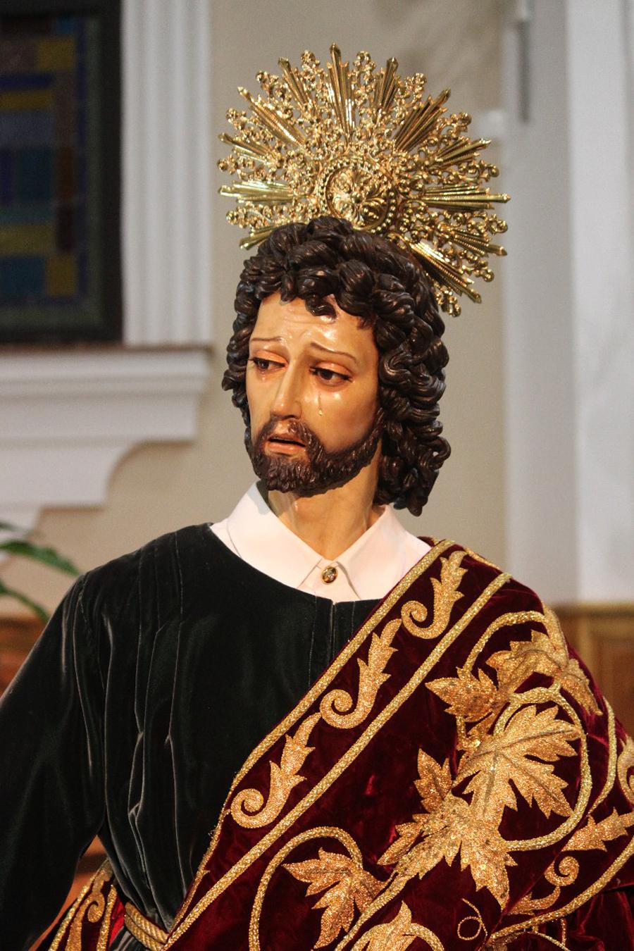 Bendición de la imagen de san Juan Evangelista en la parroquia de Nuestra Señora del Carmen de Fuengirola // M. DÍAZ