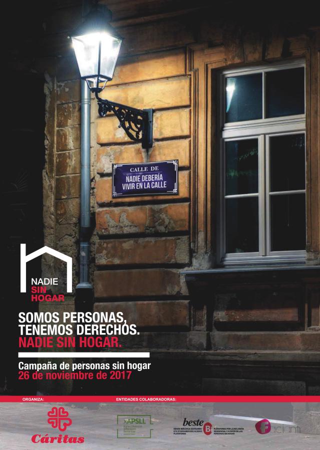 Cartel del Día de las Personas Sin Hogar