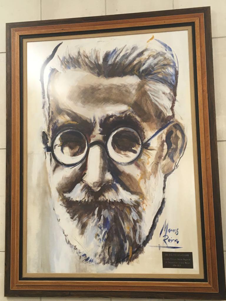 Imágenes del homenaje al Dr. Gálvez en el Hospital Civil