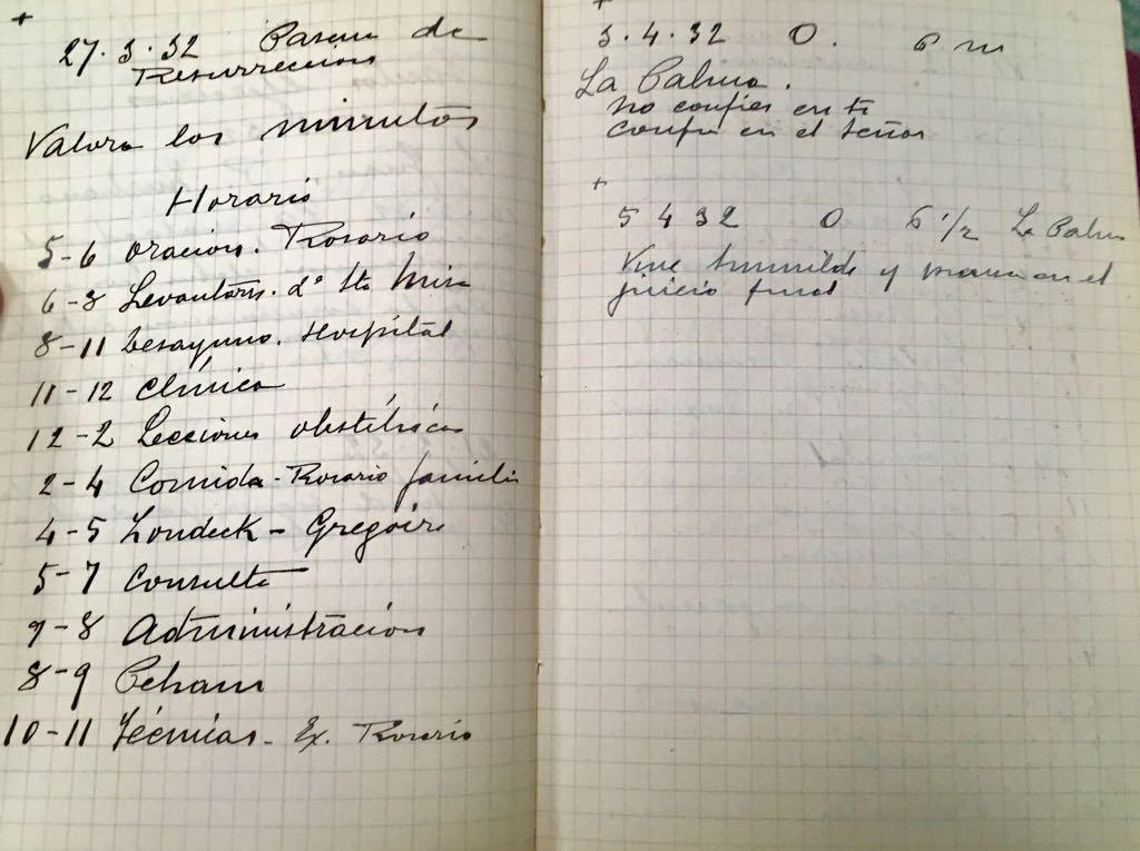 Diario del Dr. Gálvez. FOTO: TERESA JIMÉNEZ