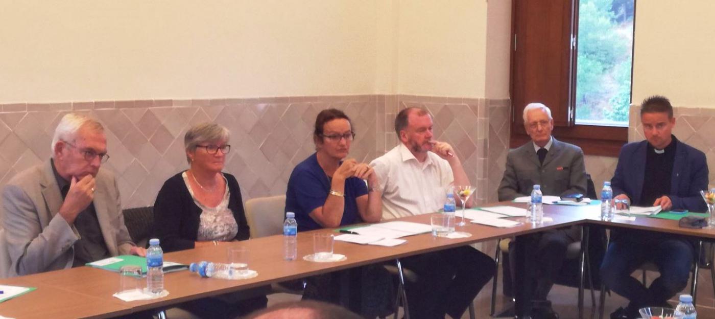 Encuentro de representantes de las iglesias cristianas con el Obispo de Málaga