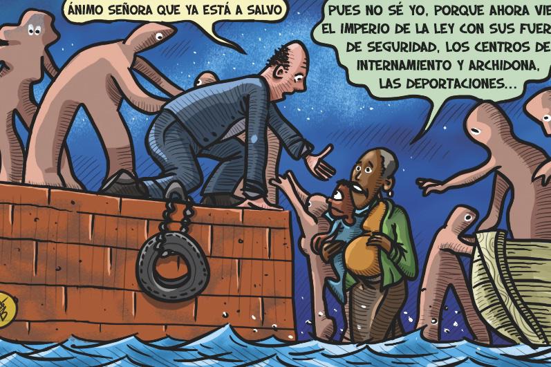 Las deportaciones, por Javiñetas