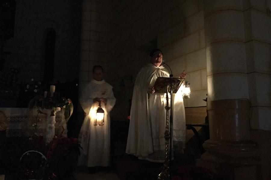 Luz de la Paz de Belén en Melilla // C. RUBIALES