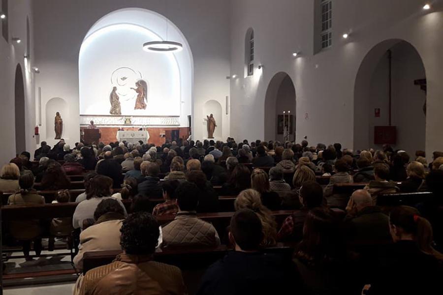Reapertura al culto de la parroquia de la Encarnación de Málaga