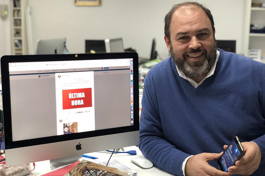 Vida Nueva: «Antonio Moreno, el periodista que revolucionó Twitter con su #HiloDeNavidad»