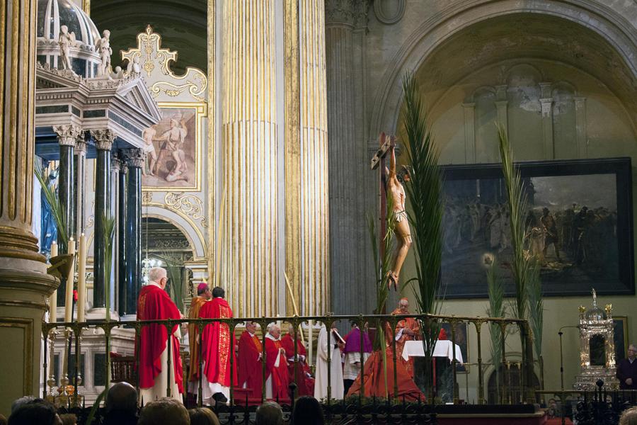 Imágenes del Domingo de Ramos en la Catedral de Málaga