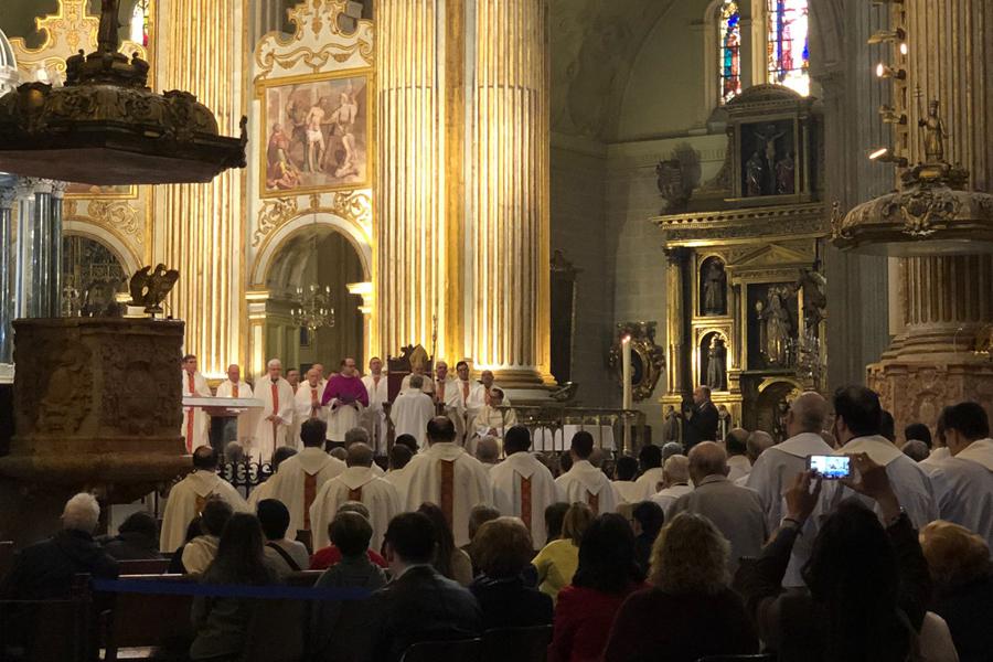 Misa Crismal 2018 en la Catedral de Málaga // E. LLAMAS