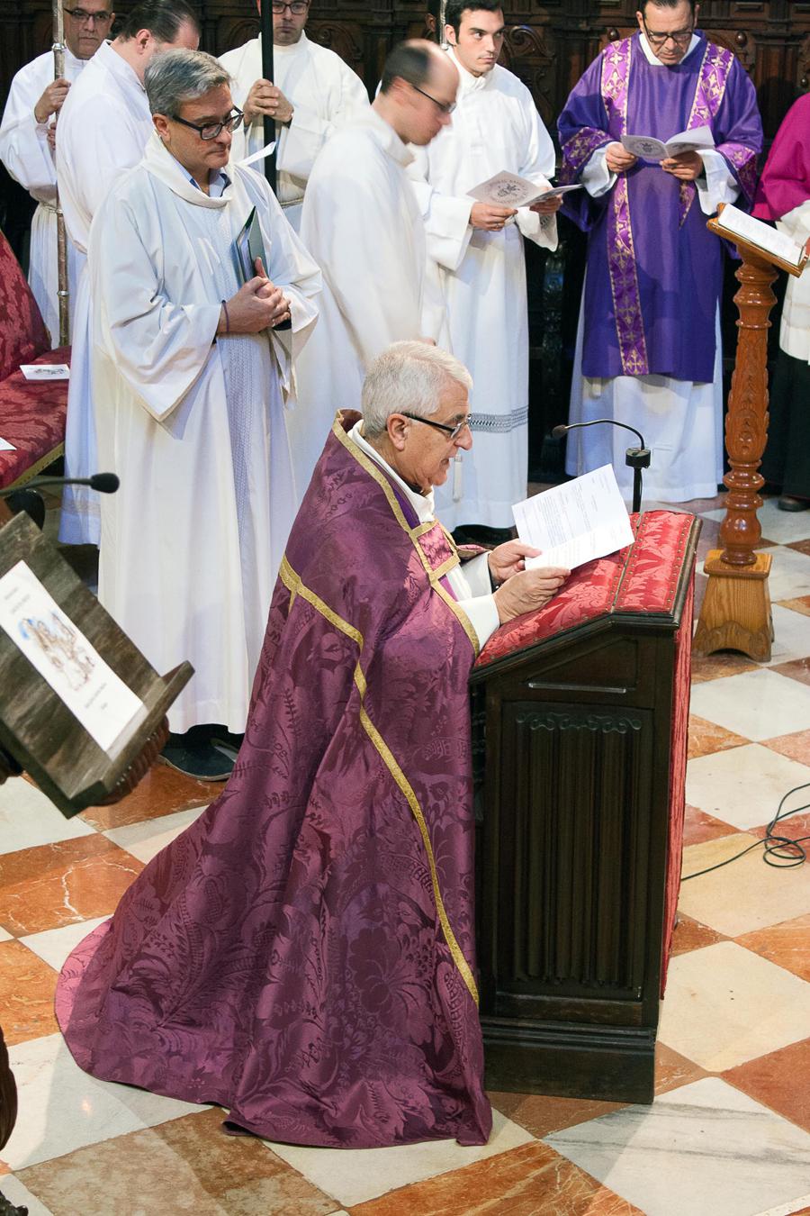 Cabildo del Perdón. Miércoles Santo en la Catedral de Málaga // M. ZAMORA