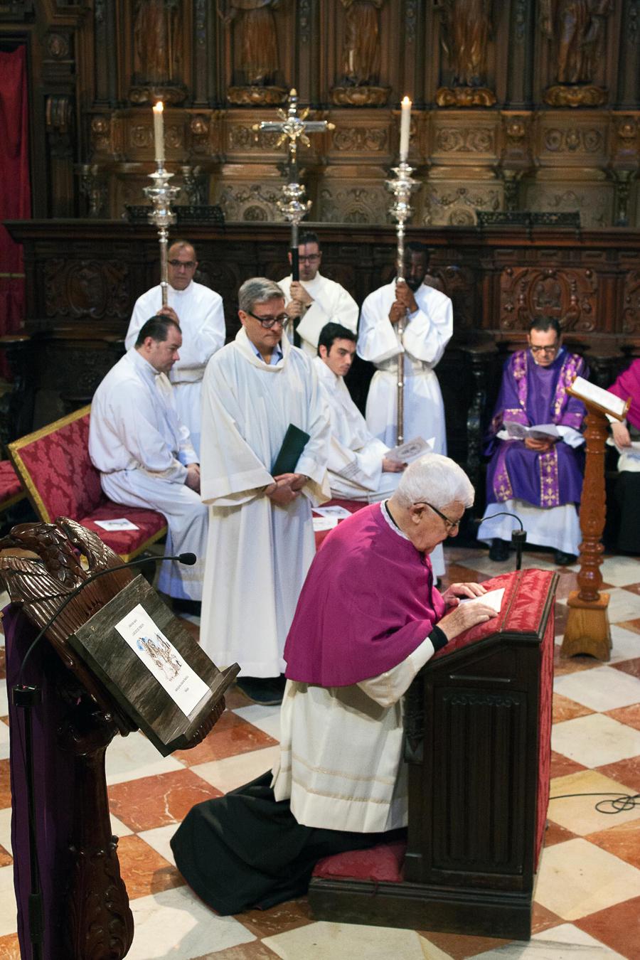 Cabildo del Perdón. Miércoles Santo en la Catedral de Málaga // M. ZAMORA