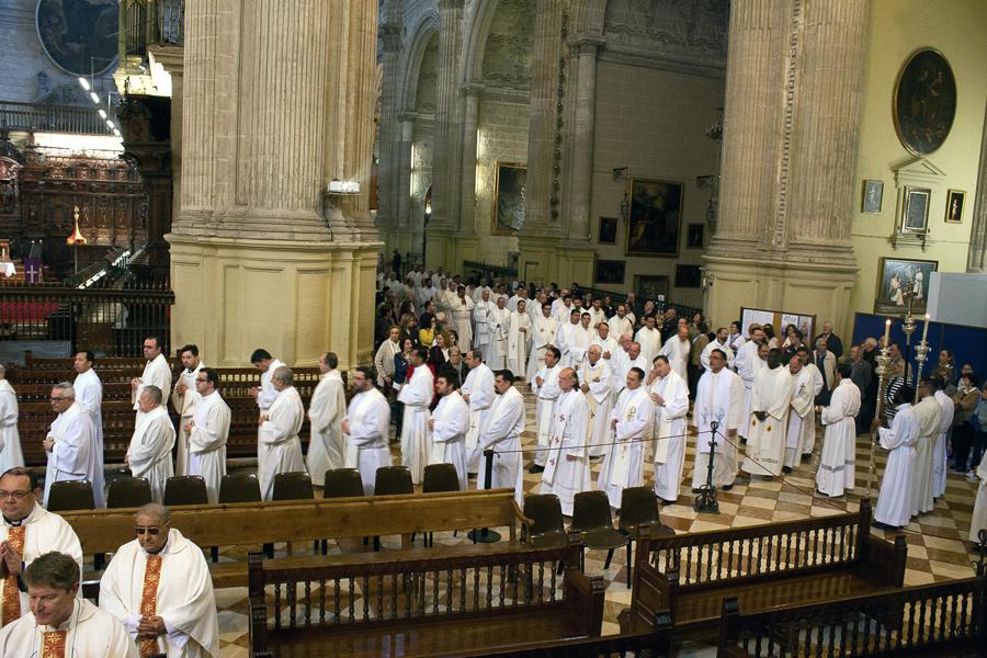 Misa Crismal 2018 en la Catedral de Málaga // M. ZAMORA