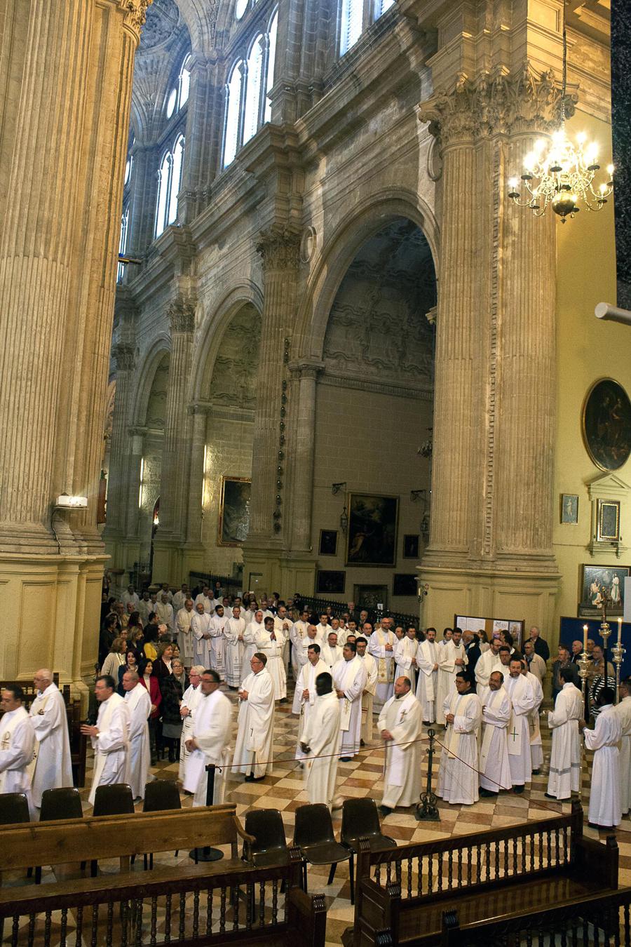 Misa Crismal 2018 en la Catedral de Málaga // M. ZAMORA