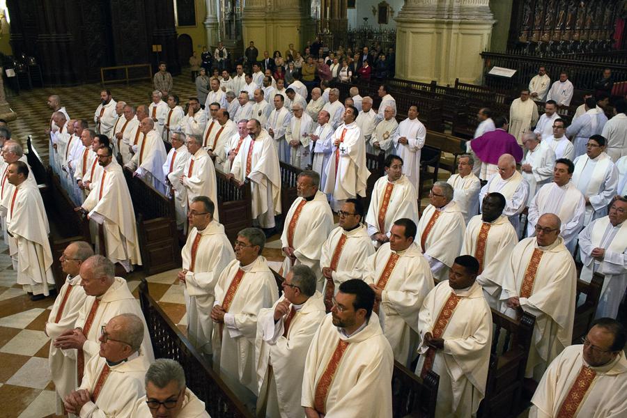 Misa Crismal 2018 en la Catedral de Málaga // M. ZAMORA
