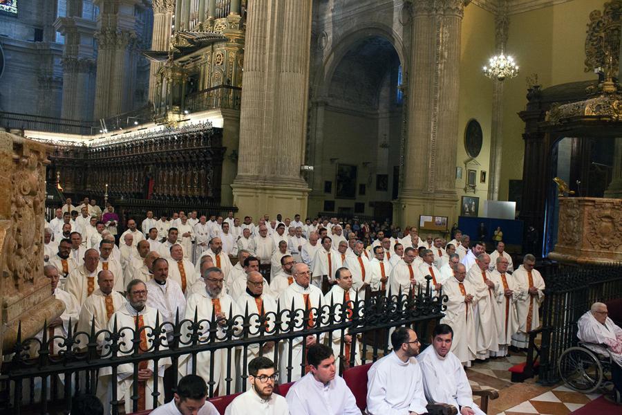 Misa Crismal 2018 en la Catedral de Málaga // M. ZAMORA