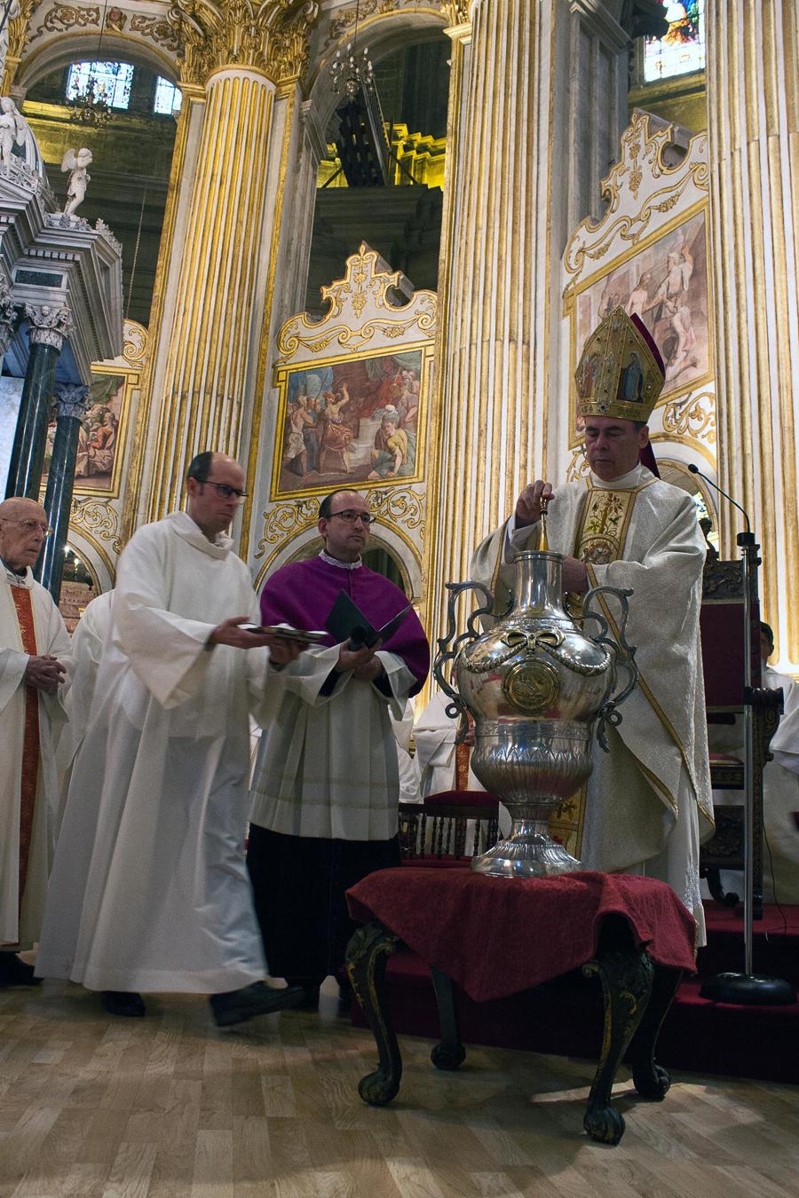 Misa Crismal 2018 en la Catedral de Málaga // M. ZAMORA