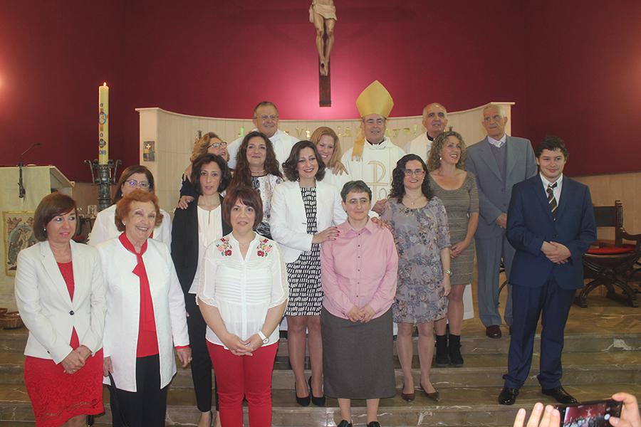 Confirmados durante la Visita Pastoral a la parroquia de la Natividad del Señor. FOTO: Francisco Cantos Amaya