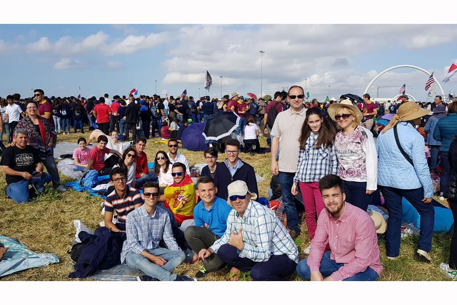 Participantes malagueños en el Encuentro Internacional del Camino Neocatecumenal en Roma