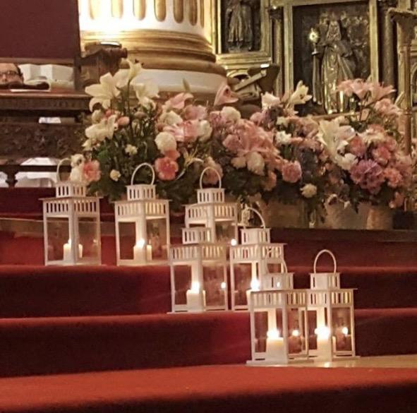 Faroles que fueron portados por cada uno de los arciprestazgos