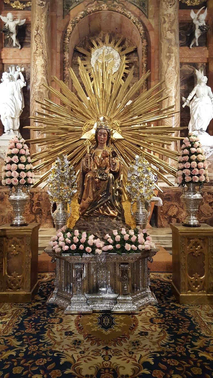 La Virgen de la Victoria está entronizada en la capilla de la Encarnación de la Catedral 