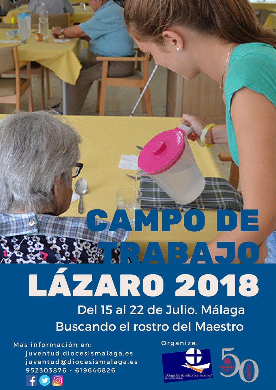 Del 15 al 22 de julio, próximo Campo de Trabajo Lázaro