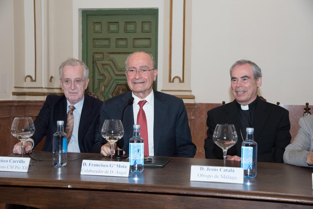 Mesa redonda en la capilla de ArsMálaga Palacio Episcopal en recuerdo a D.Ángel Herrera por el 50 aniversario de su muerte. F. GRIÑÁN