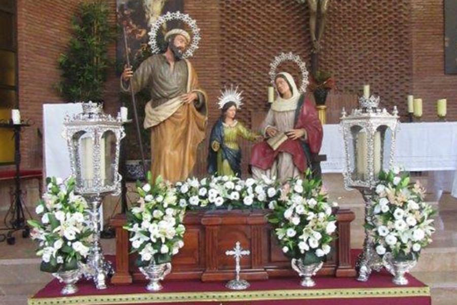 Triduo en Santa Ana y San Joaquín