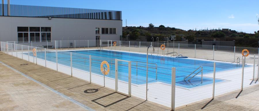 Instalaciones del Complejo José Nadal, en Estepona