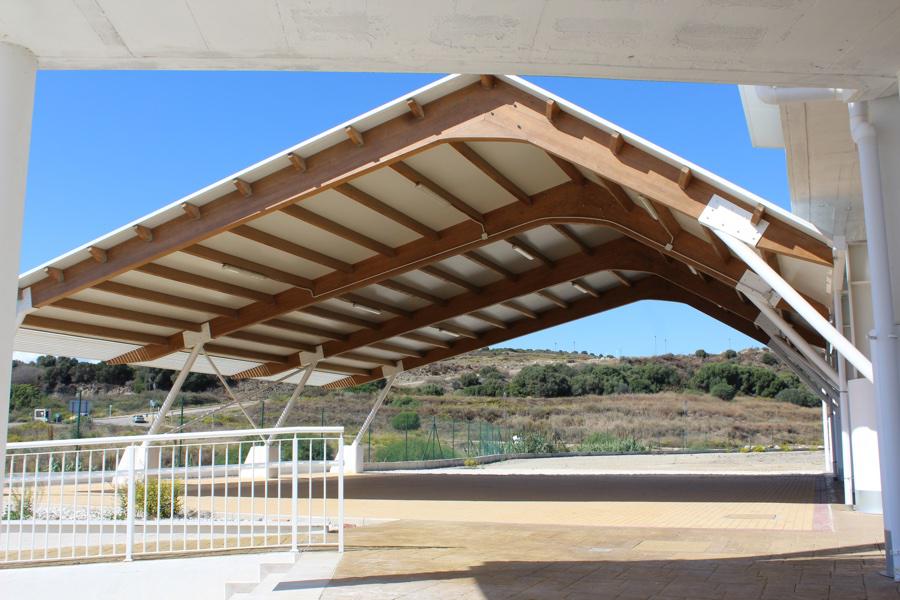 Instalaciones del Complejo José Nadal, en Estepona