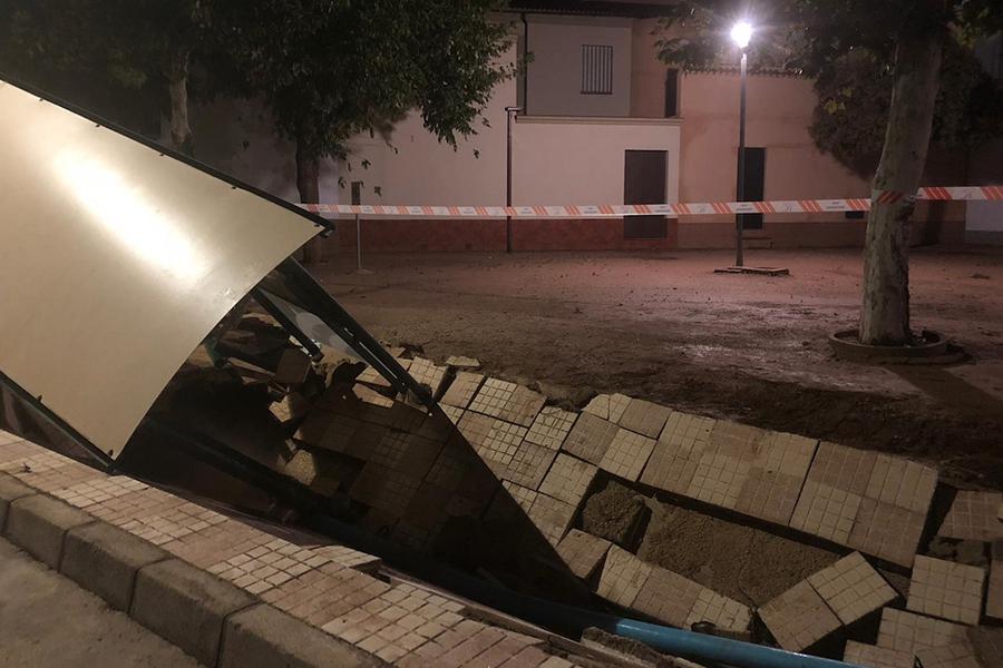 Tromba de agua en Campillos