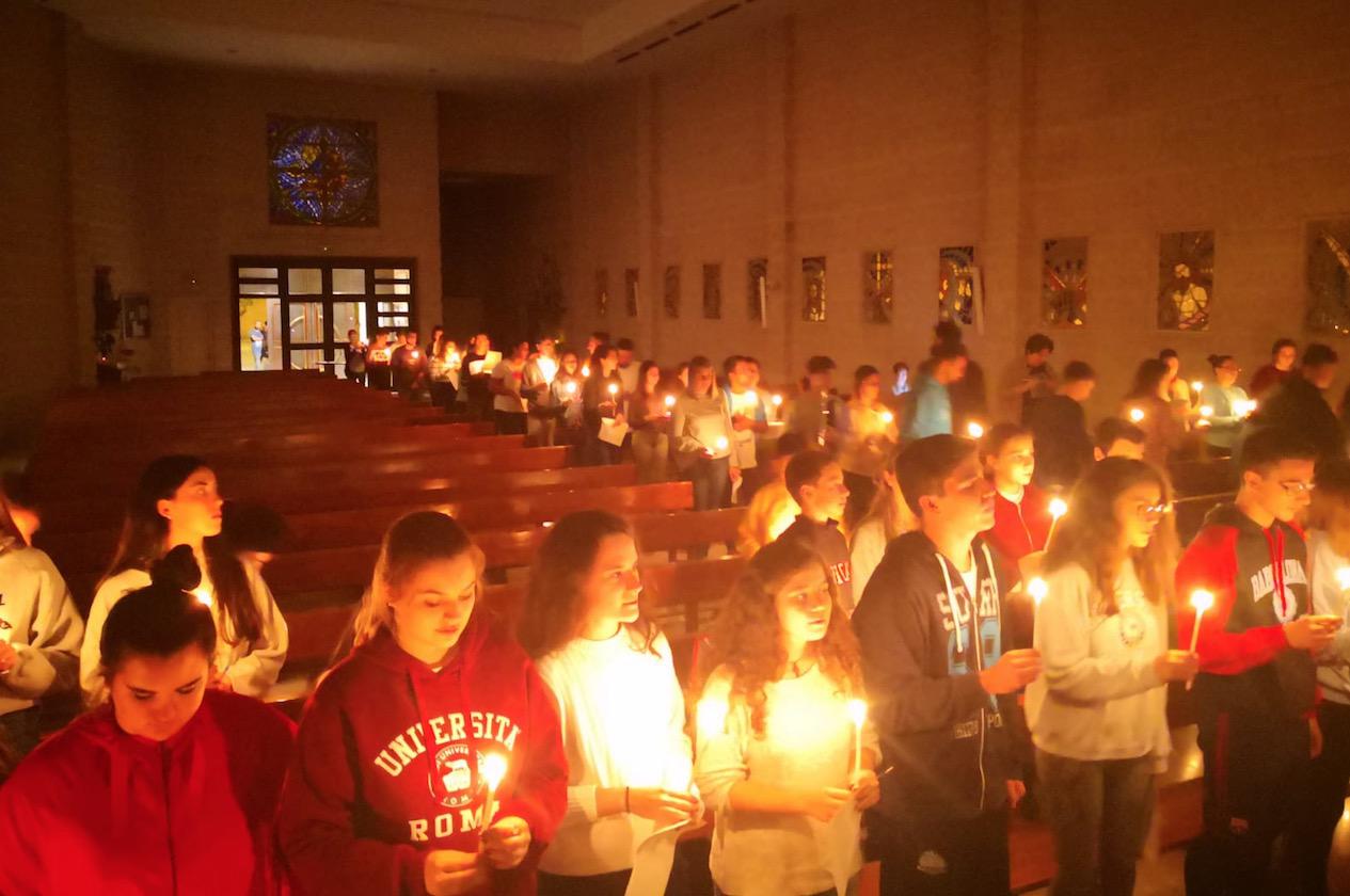 Convivencia de jóvenes de la Acción Católica General (ACG) en octubre de 2018