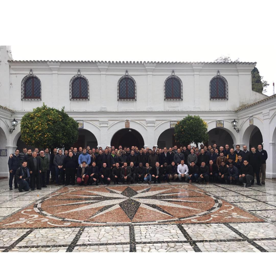 Seminaristas y formadores, en el Encuentro de Seminaristas del Sur de España en noviembre de 2018