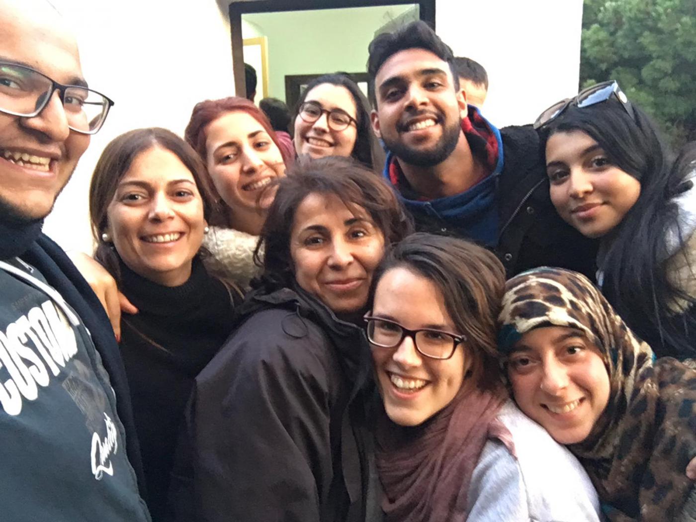 Uno de los momentos de la convivencia interreligiosa de jóvenes celebrada en Mijas