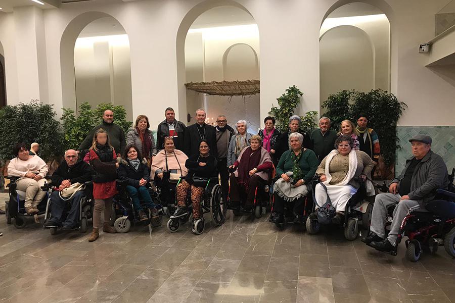 Frater visita el Belén Diocesano