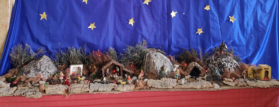  Belén del IES Los Manantiales (Torremolinos), (profesores de religión Lucía Dasero y Lorenzo Cabezuela)