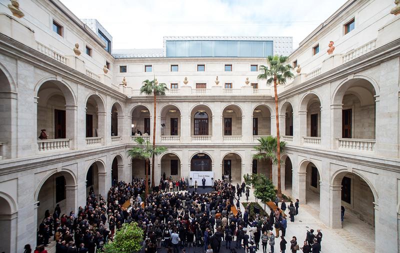 Patio del Museo Málaga