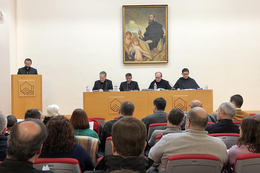 Momento de la defensa de la tesis de José Manuel Llamas//E.LLAMAS