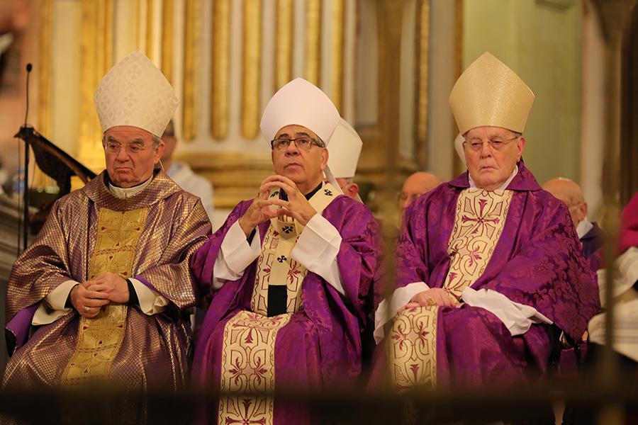 Misa exequial del cardenal Fernando Sebastián, en la Catedral de Málaga // S.FENOSA