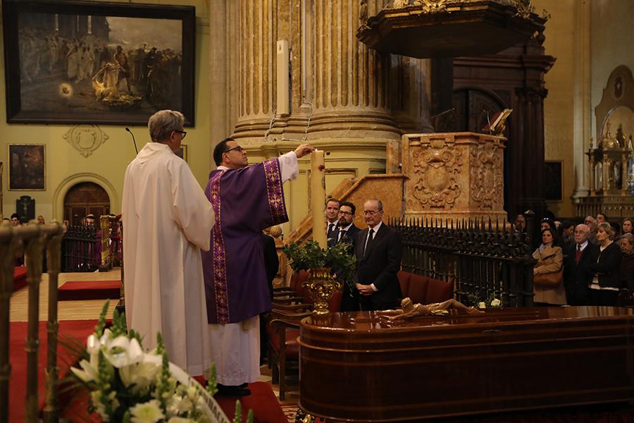 Misa exequial del cardenal Fernando Sebastián, en la Catedral de Málaga // S.FENOSA