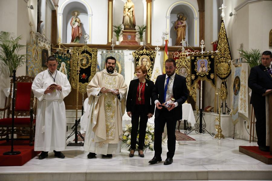 Eucaristía en la parroquia de Santa Ana (Algarrobo) con la participación de las Patronas Marianas de la Diócesis de Málaga // Y. MARTÍN