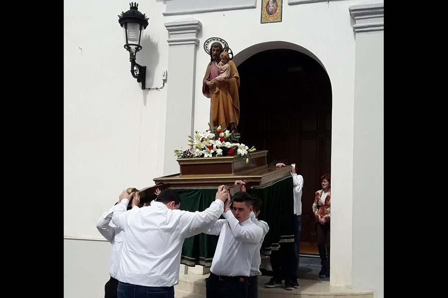 Celebración del día de San José en Algarrobo 