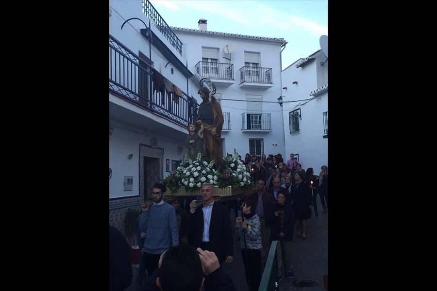 Celebración del día de San José en La Viñuela