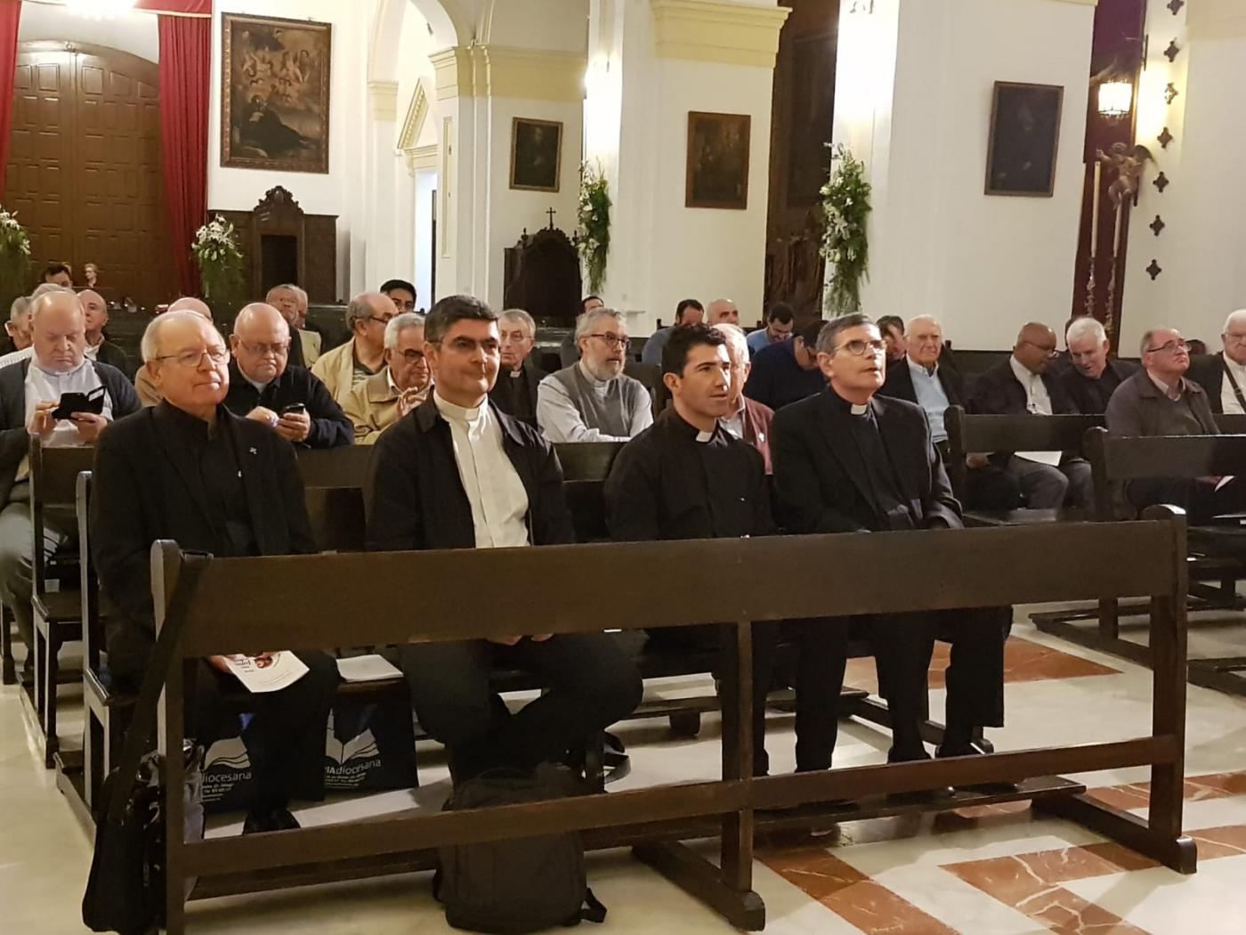 Clero malagueño en la basílica de San Juan de Ávila 