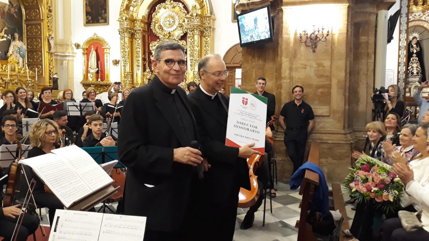 Frisina, director honorario del movimiento coral ‘Pueri Cantores Málaga’ de Fundación Victoria