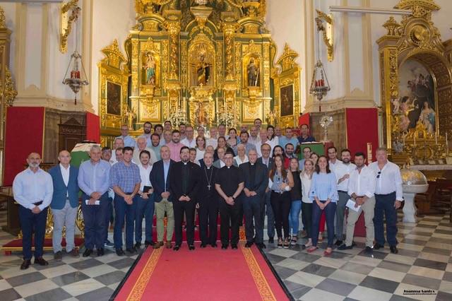 La Encarnación de Marbella recibe a Don Jesús en visita pastoral