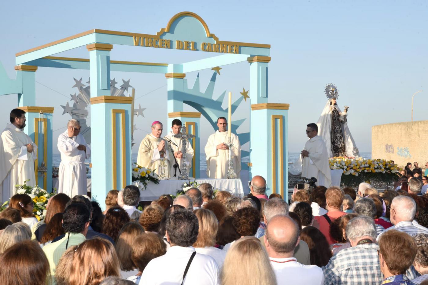 Cultos a la Virgen del Carmen de Marbella, el 16 de julio de 2019