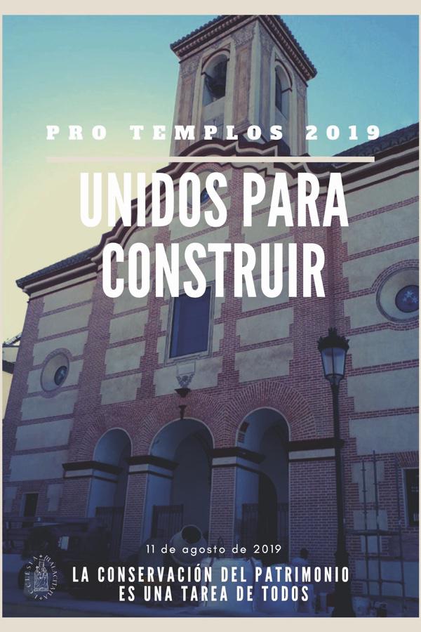 Cartel Campaña Pro Templos 2019
