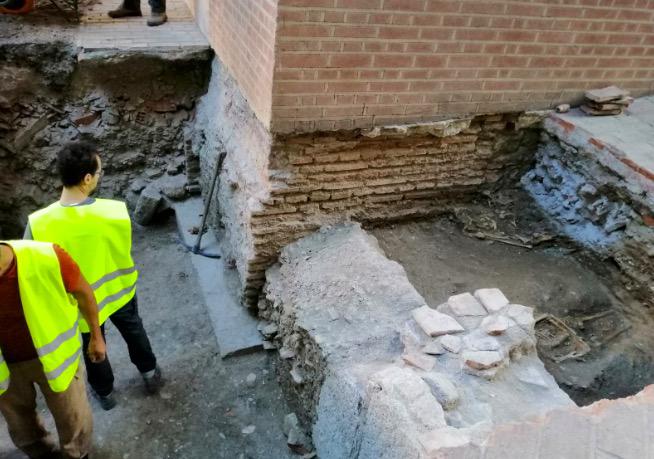 Catas en la cimentación de la iglesia del Sagrario // A. MEDINA